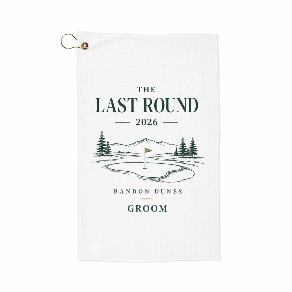 Personalized Golf Trip Towel Set