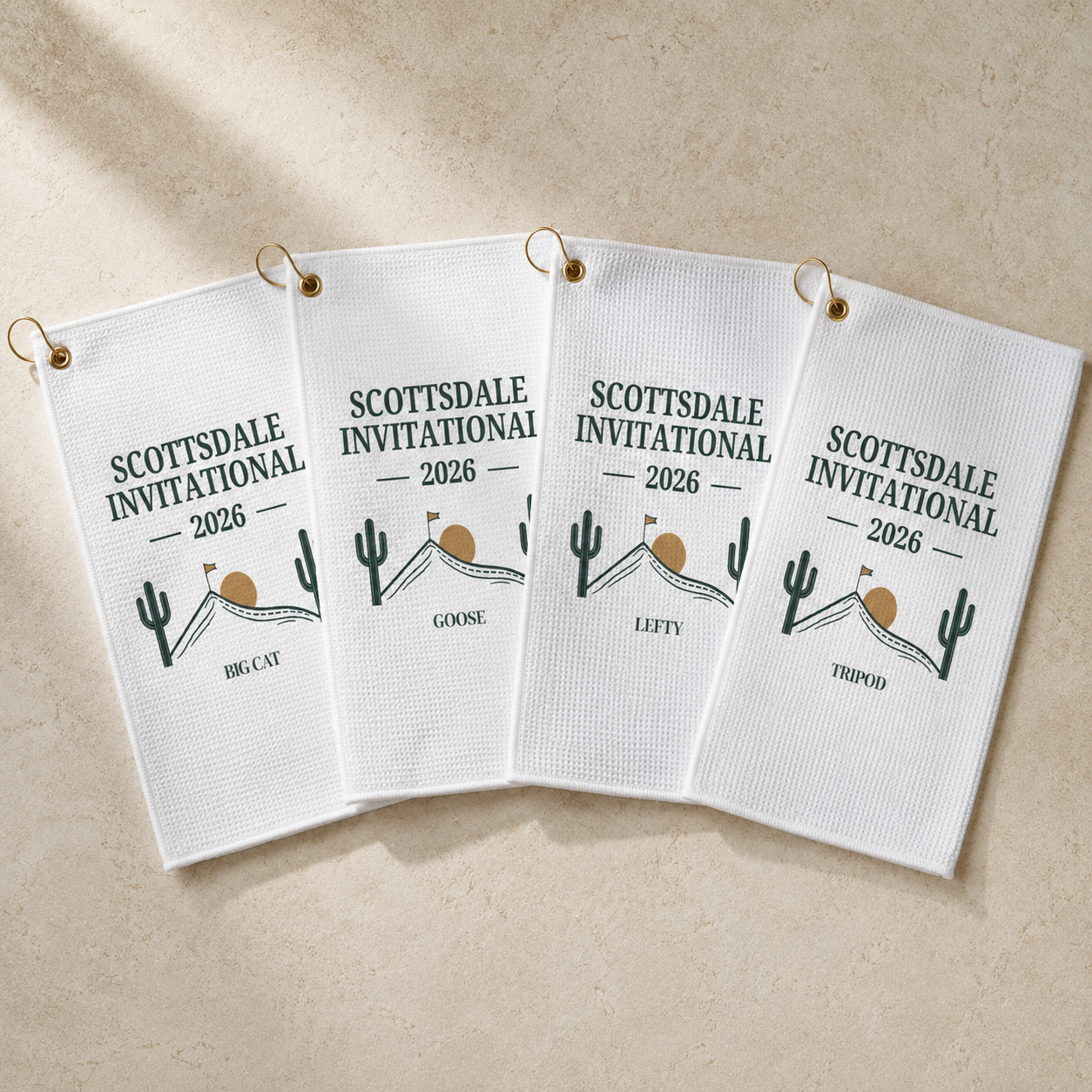 Personalized Golf Trip Towel Set